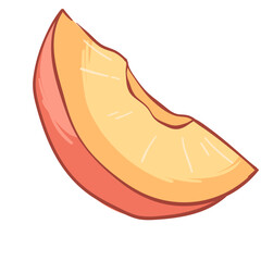 Nectarine or peach, apricots big juicy slices