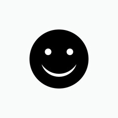Smiley Emoticon, Happy Symbol. Funny Expression. Comedy Movie Genre Icon