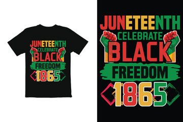 Juneteenth t shirt design vector file, t shirt design  print ready file, with high dpi