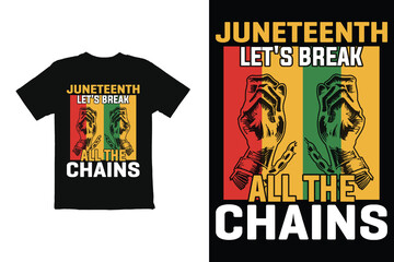 Juneteenth t shirt design vector file, t shirt design  print ready file, with high dpi