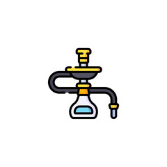 icon hookah Ramadan and Islamic Eid