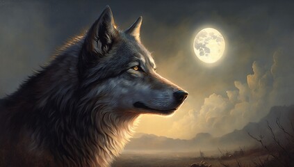 El lobo y la Luna