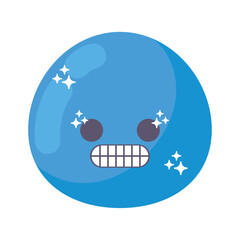 Grimace emoji kawaii