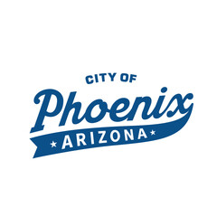 Obraz premium City of Phoenix lettering design. Phoenix, Arizona typography design. Vector and illustration.