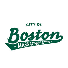 Fototapeta premium Boston lettering design. Boston, Massachusetts typography design. Vector and illustration.