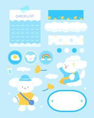 Diary decoration sentimental sticker set
