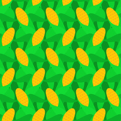 Ear of corn pattern seamless. Baby fabric texture