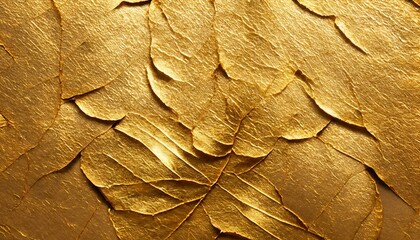 High-Quality Gold Leaf Texture - Luxurious and Shimmering