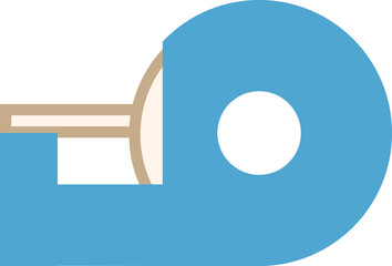 セロハンテープのシンプルなイラスト