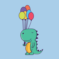 Dino play balloon
