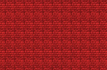 Fototapeta na wymiar Red brick pattern background