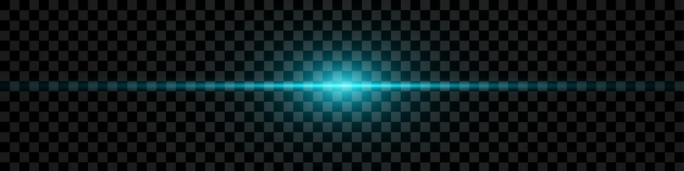 Line of light. Magic glow, particles of light, sparks.