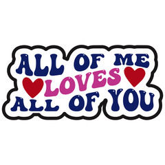 Retro Valentine's Day T-shirt Design, Vector