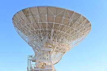 Radio telescope antenna at Narrabri Observatory New South Wales Australia