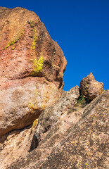 Cliff and Landscape of Pinnacles National Park