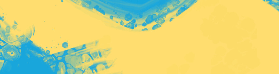 Fototapeta na wymiar Abstract Blue Yellow paint Background. Vector illustration design