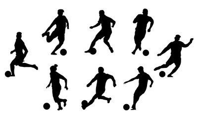 football players silhouette