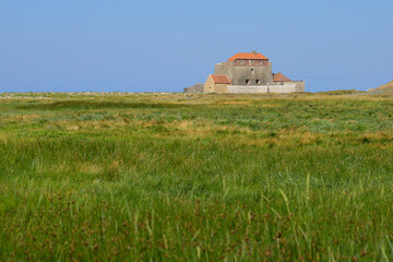 Fort Mahon in northern France on a sunny day in summer