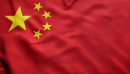 The Chinese flag. Ideal as wallpaper, banner or background. 