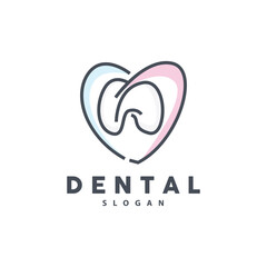 Tooth logo, Dental Health Vector, Care Brand Illustration
