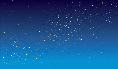 starry sky in the night. vector background