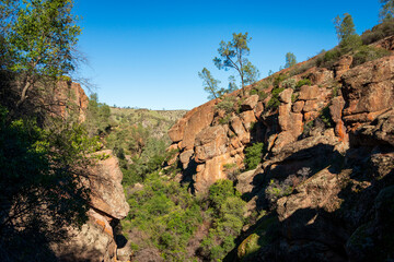 View into the Valley at Pinnacles National Park