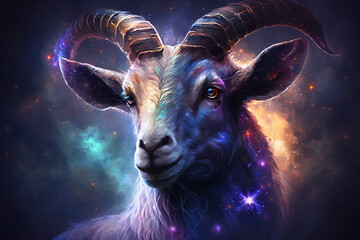 Spirit Animal - Goat, Generative AI