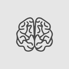 Brain vector icon eps 10