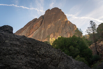Cliff and Landscape of Pinnacles National Park