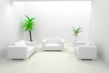 Obraz na płótnie Canvas Modern living room