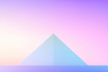 Abstract background with pyramid