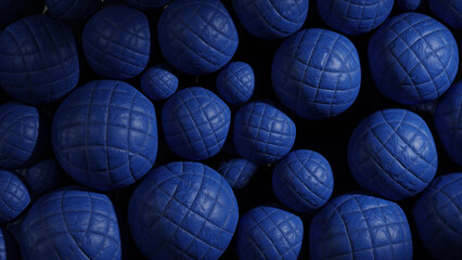 Abstract composition with navi textile