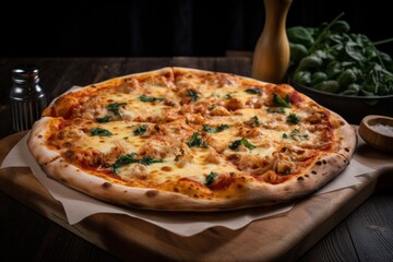 Assorted types of italian pizzas