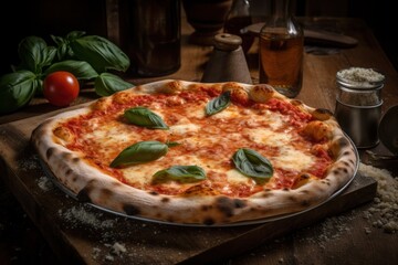 Obraz na płótnie Canvas Assorted types of italian pizzas