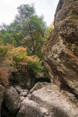 Fototapeta na wymiar Rock Formations at Pinnacles National Park
