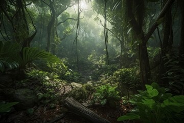 Arboreal Forest Landscape - Generative AI