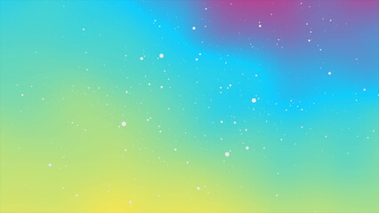 Colorful pastel minimal gradients with white particles