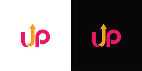 Unique and modern Up logo design 5