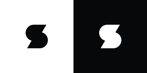 Modern and strong letter S initials logo design - obrazy, fototapety, plakaty