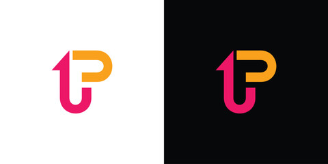 Unique and modern Up logo design 3