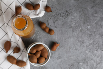 Fresh sweet drink - tamarind juice, tasty drink for refreshing