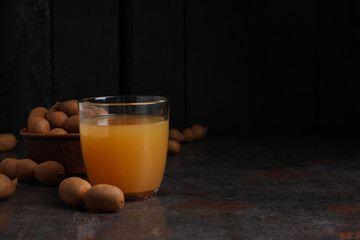Fresh sweet drink - tamarind juice, tasty drink for refreshing