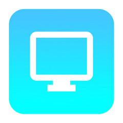 Illustration Vector Graphic of monitor Icon Color.