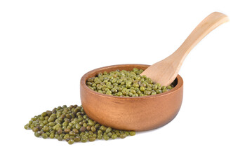 soy beans on white background