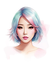 Asian beauty star girl