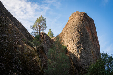 Cliff and Landscape of Pinnacles National Park