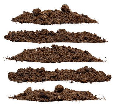 Set pile of soil