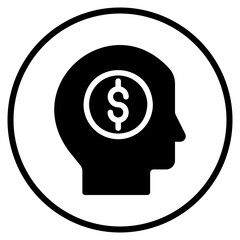 mindset glyph icon