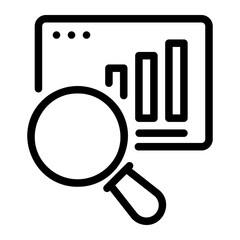 analysis line icon