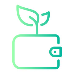 wallet gradient icon